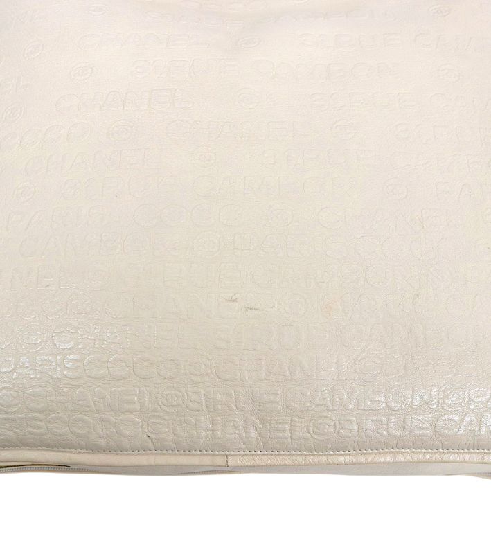 Chanel Beige Embossed Limited 31 Rouge Cambon Shoulder Bag
