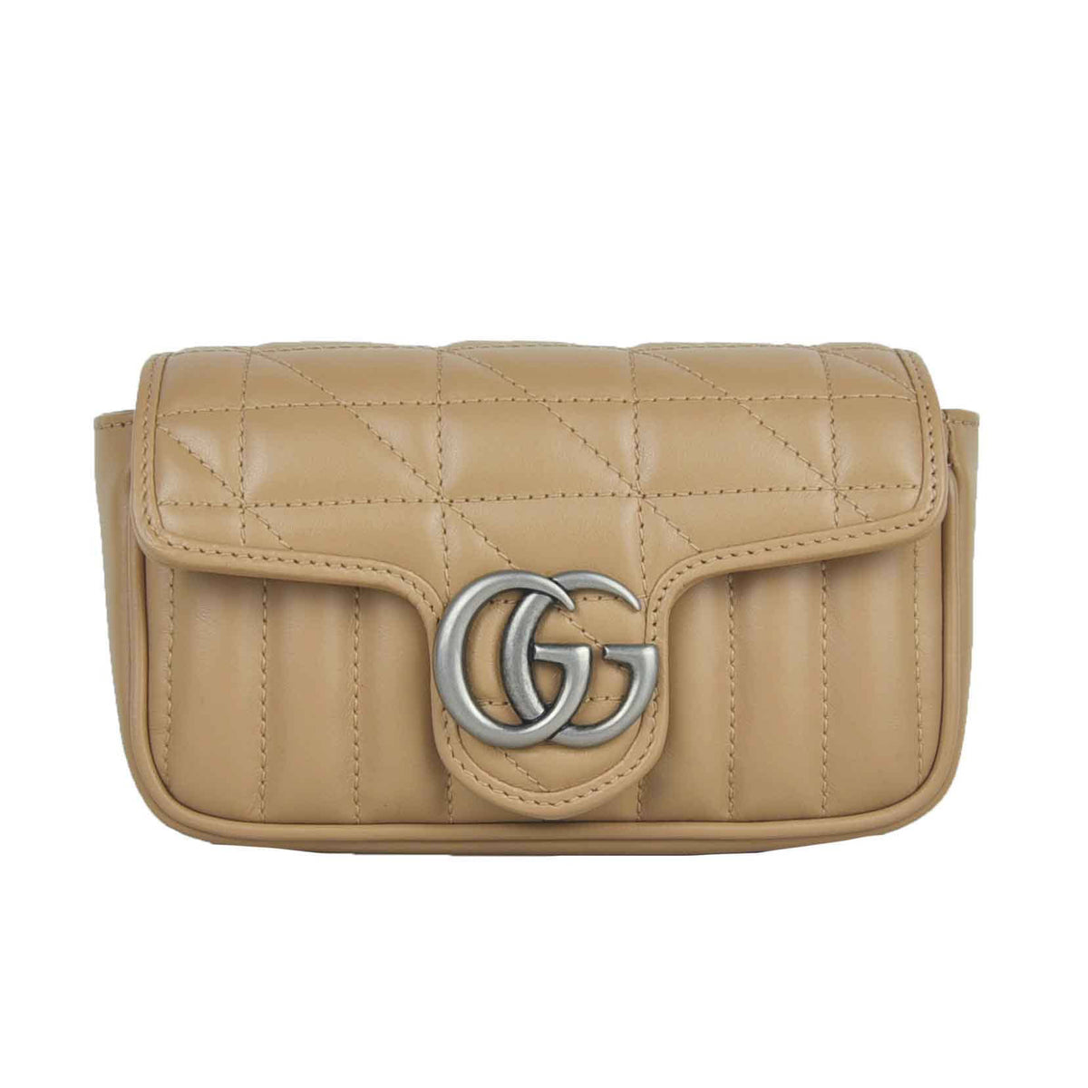 Mini GG Marmont Matelassé Crossbody Bag 476433
