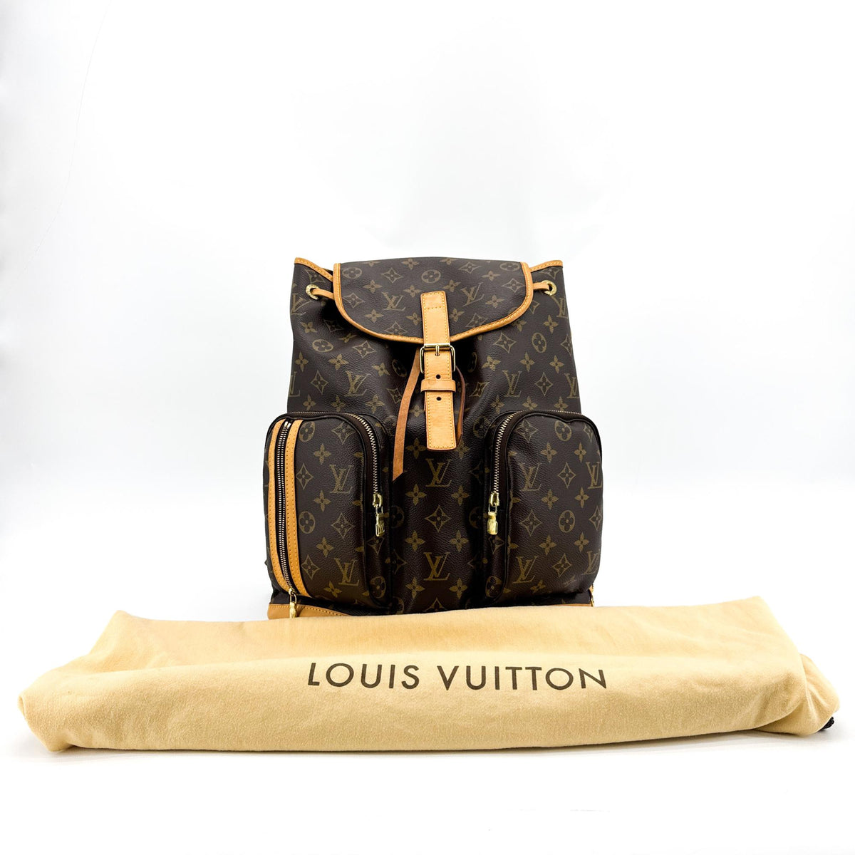 Louis Vuitton Monogram Bospore Backpack Brown