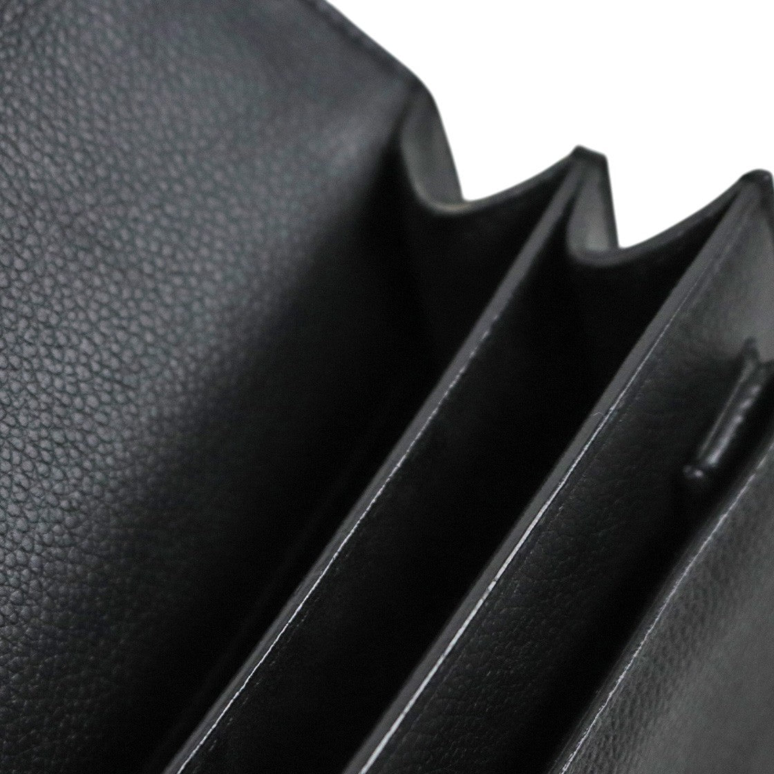 Saint Laurent Black Leather Sunset Shoulder Bag