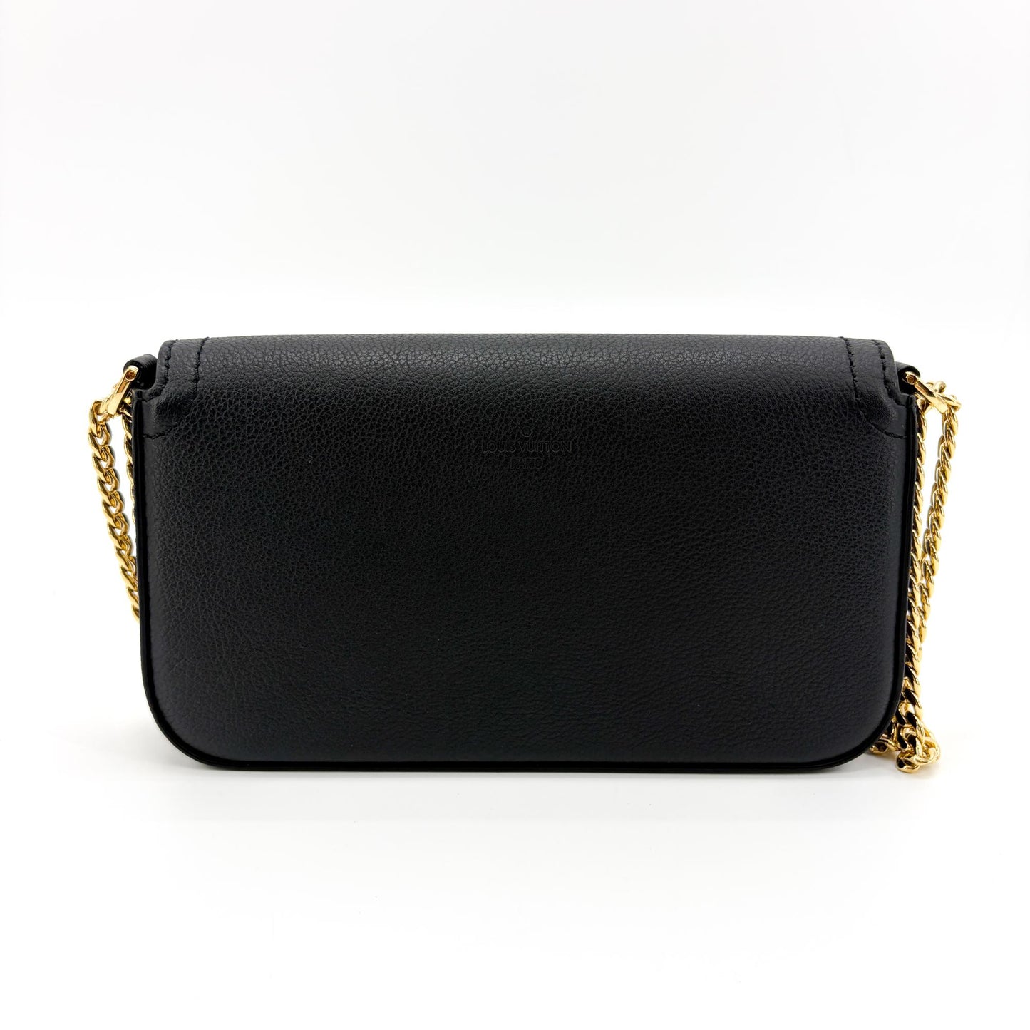 Louis Vuitton Lockme Chain Bag Noir Beige