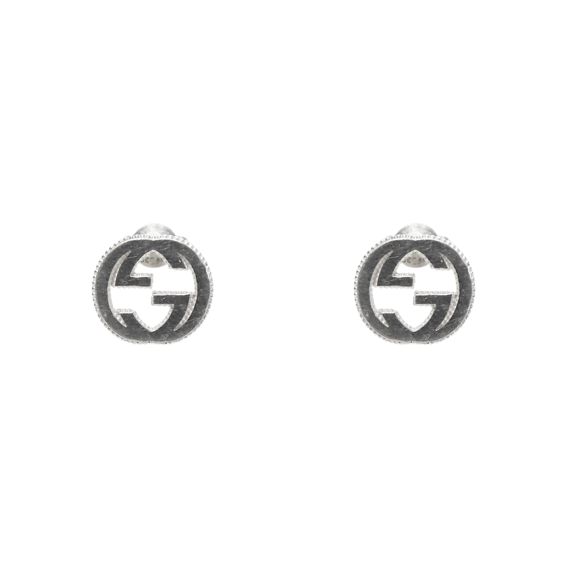 Gucci Interlocking G Silver Earrings