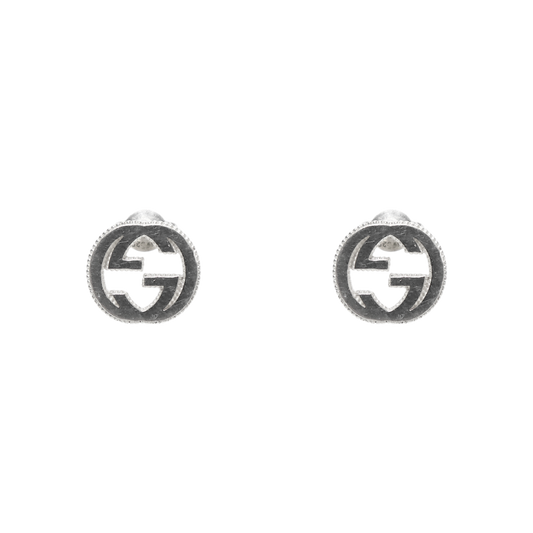 Gucci Interlocking G Silver Earrings