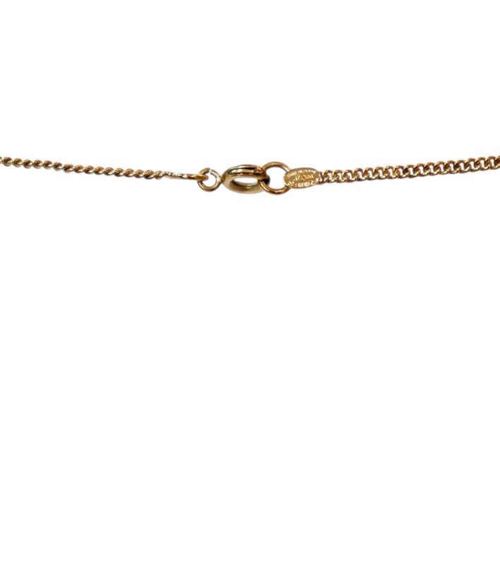 Chanel Glitter CC Gold Necklace