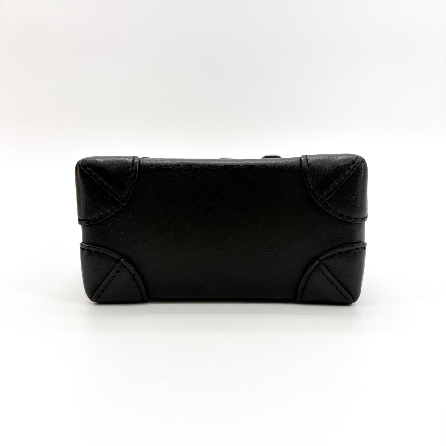 Louis Vuitton Monogram Taurillon Steamer XS Black