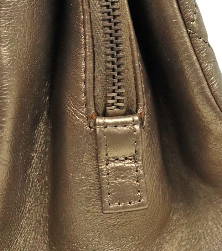 Chanel Gold Quilted CC Chain Shoulder Bag