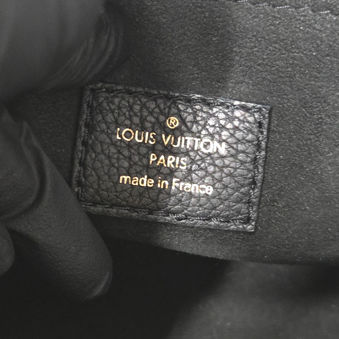 Louis Vuitton Black Rock & Go LockMe Tote Bag
