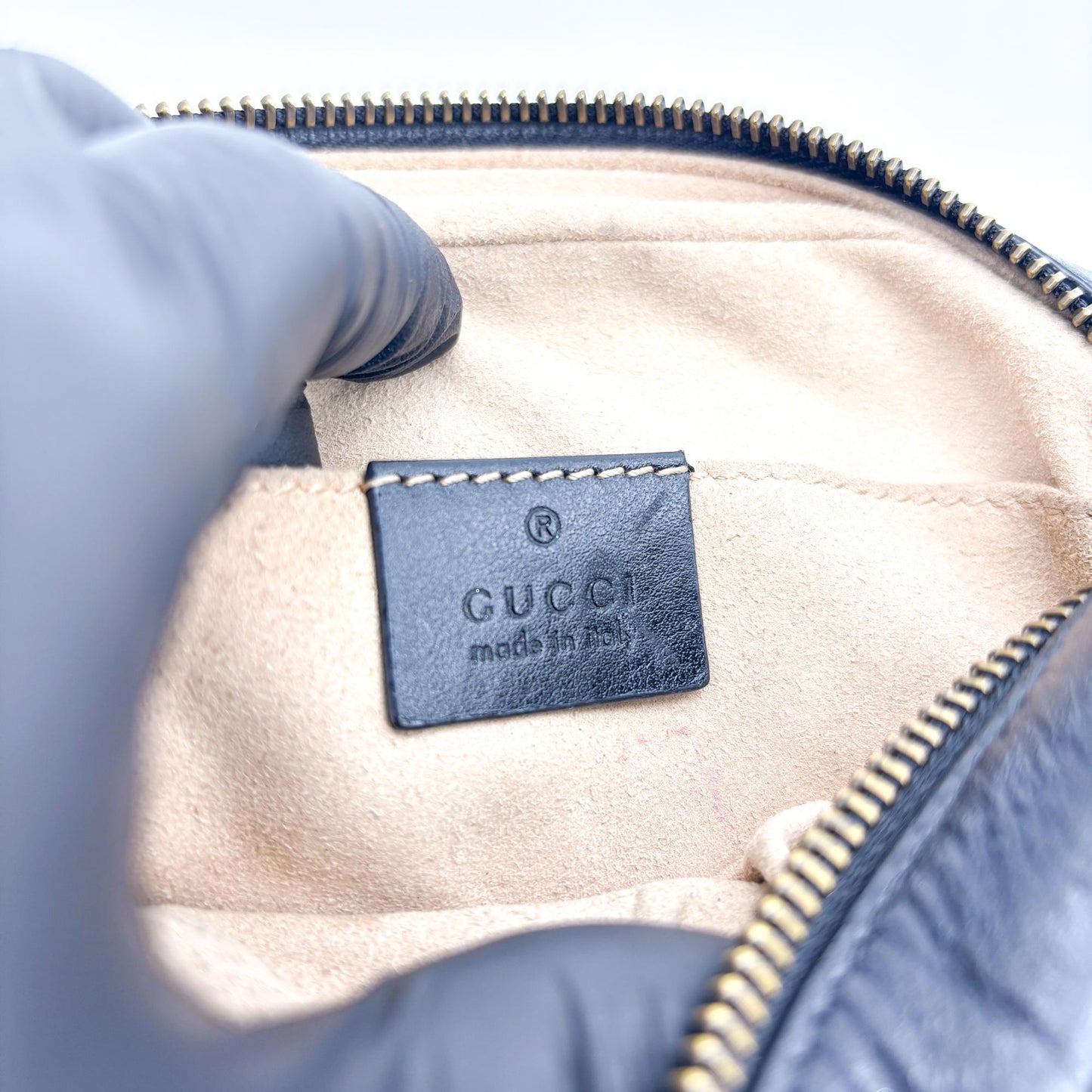 Gucci GG Marmont Mini Matelassé Shoulder Bag Black