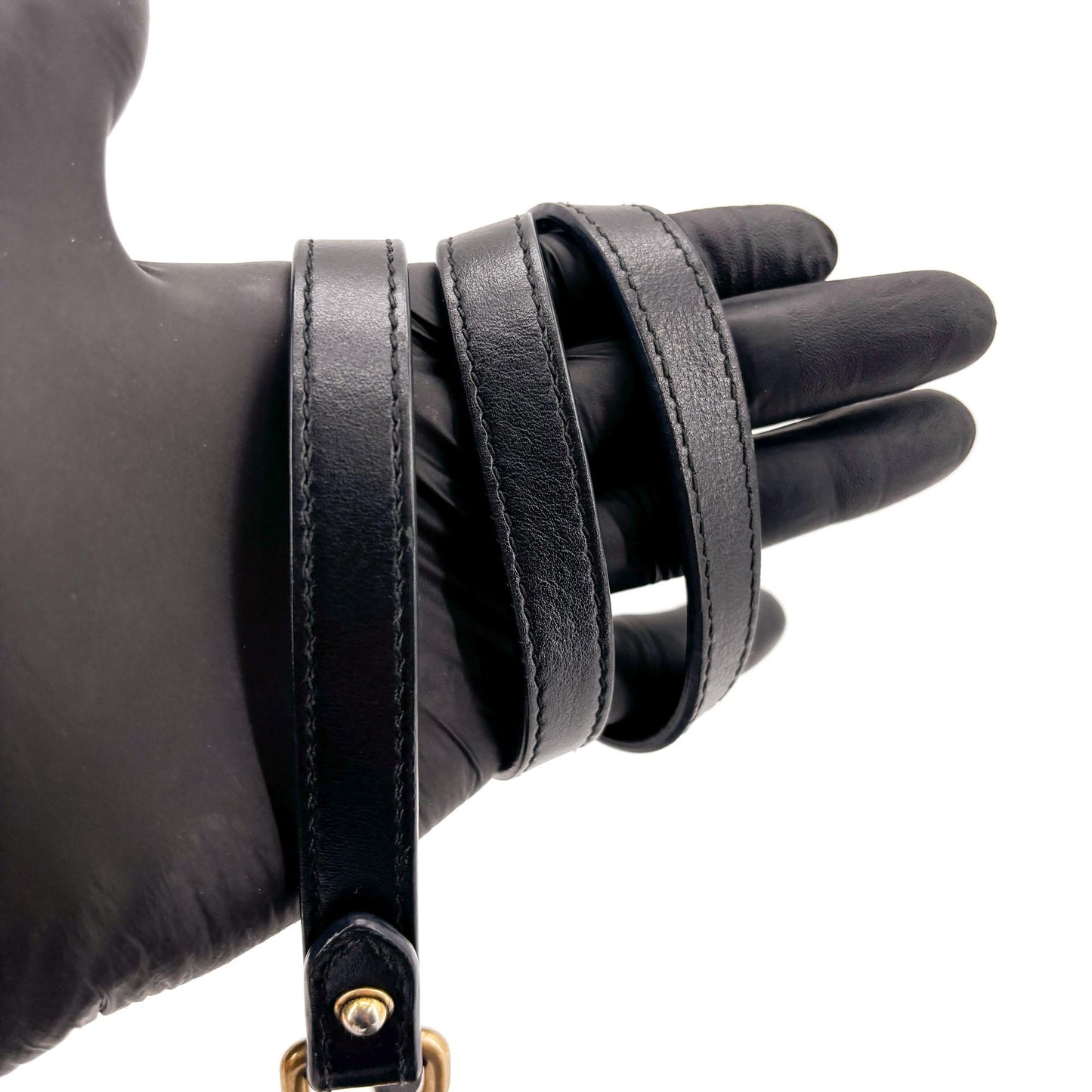Gucci GG Marmont Mini Matelassé Shoulder Bag Black