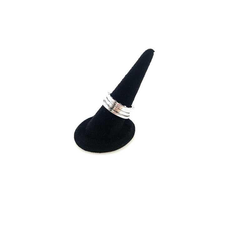 59 B.Zero1 3-Band White Gold Ring