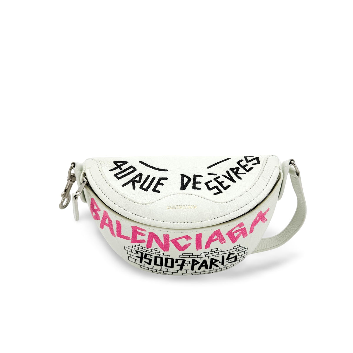 Balenciaga Souvenir Belt Bag Small White
