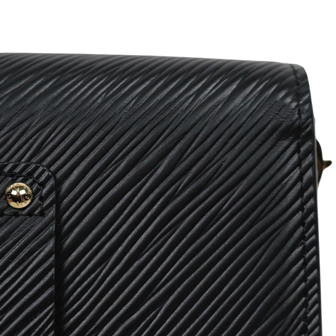 Louis Vuitton Black Epi Twist Belt Chain Crossbody Bag