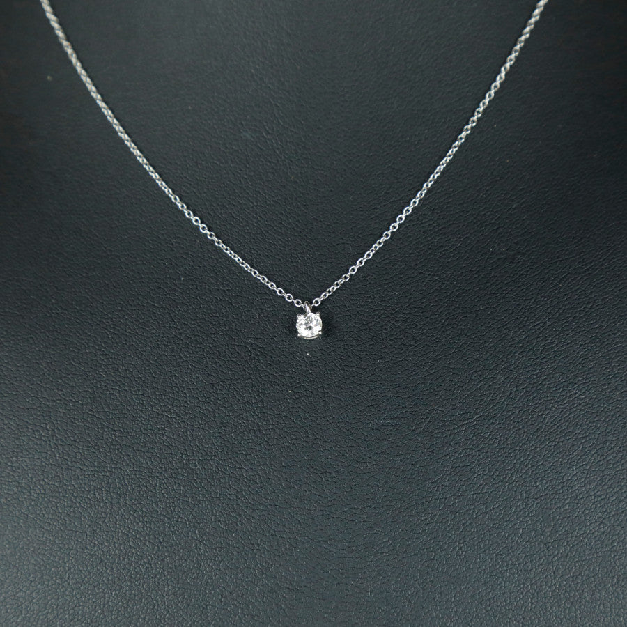 Diamond Platinum Necklace 0.21ct