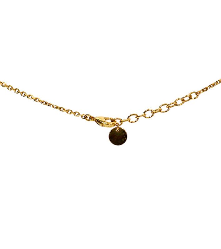 Dior Petit CD Circle Gold Necklace