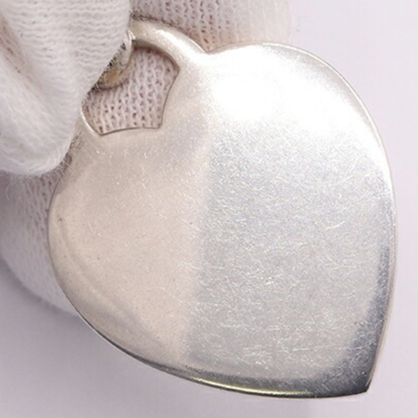 Tiffany & Co. Heart Tag Sterling Silver 925 Pendant Chain Necklace