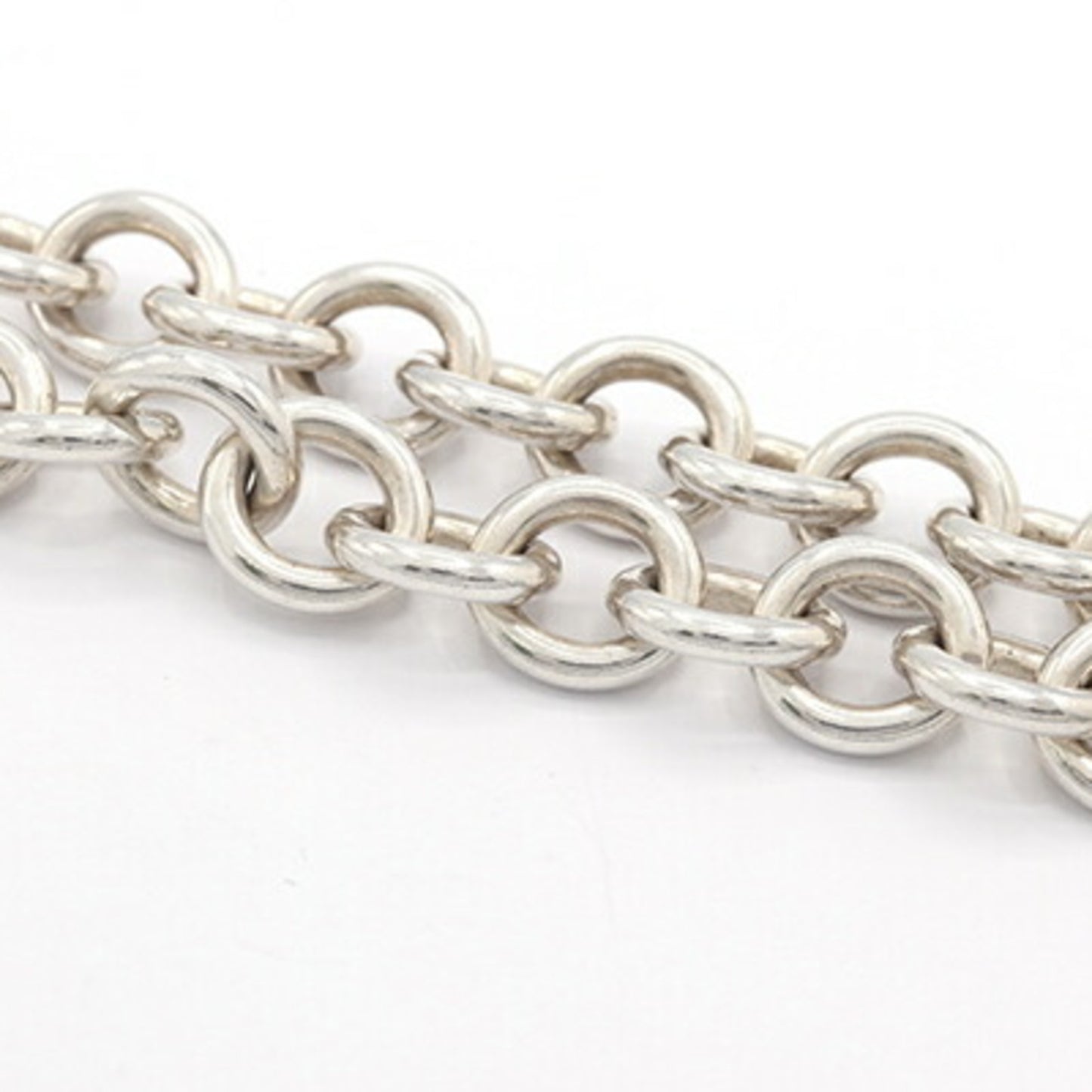Tiffany & Co. Heart Tag Sterling Silver 925 Pendant Chain Necklace