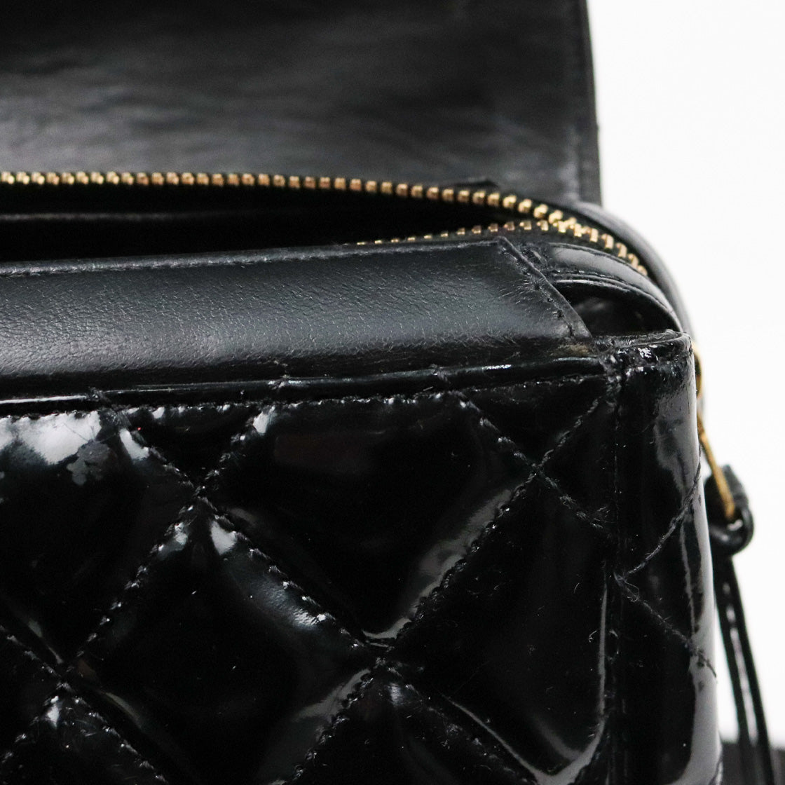 Chanel Black Faden Big CC Backpack