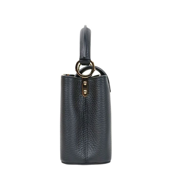 Louis Vuitton Black Mini Capucines Tote Bag