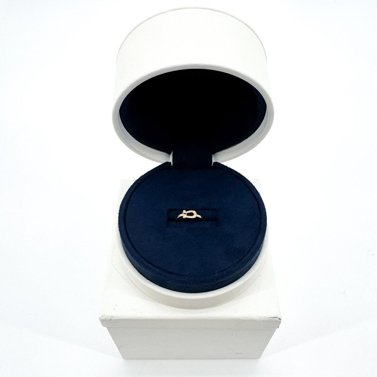 Fred Force 10 Medium Ring 18K Pink Gold Diamond