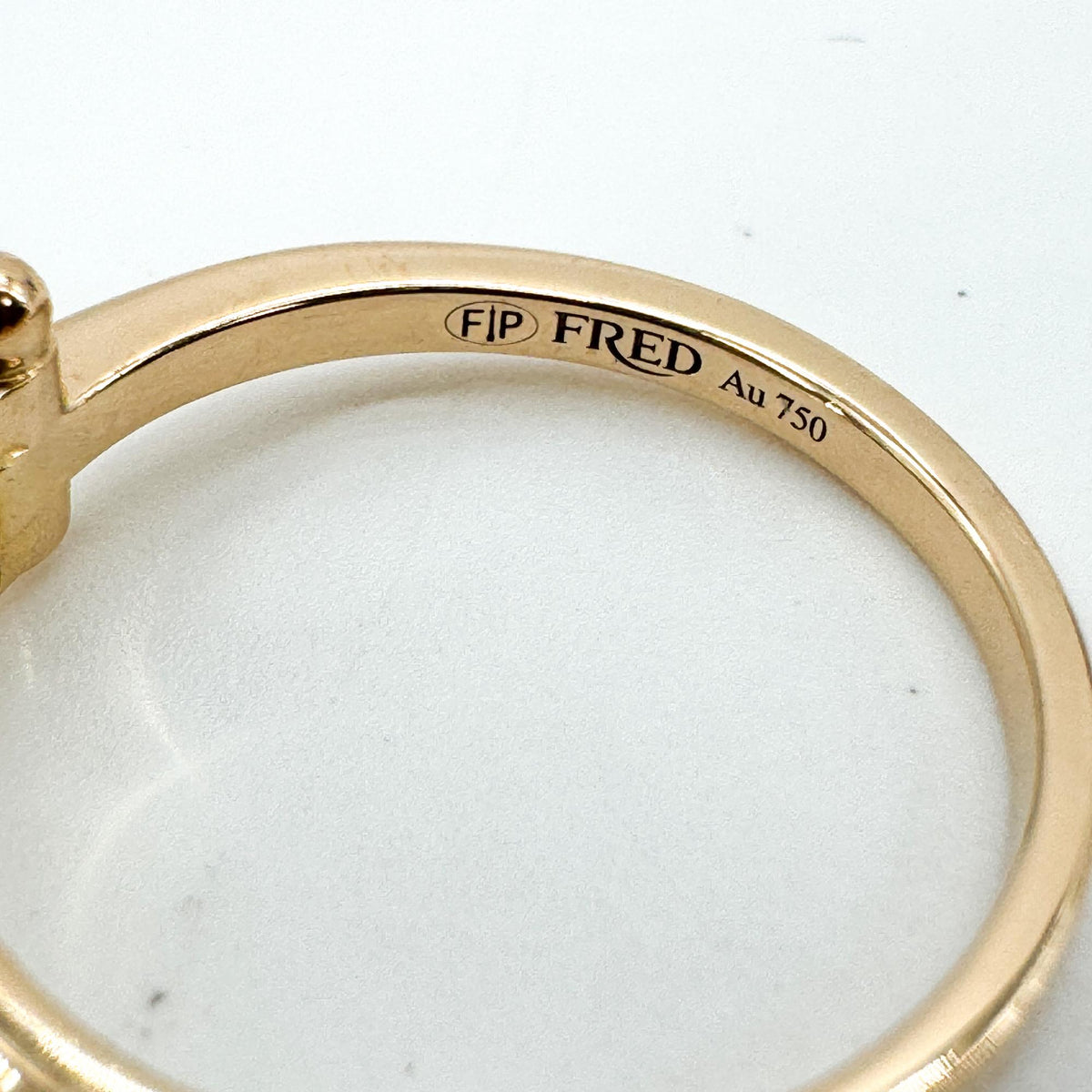 Fred Force 10 Medium Ring 18K Pink Gold Diamond