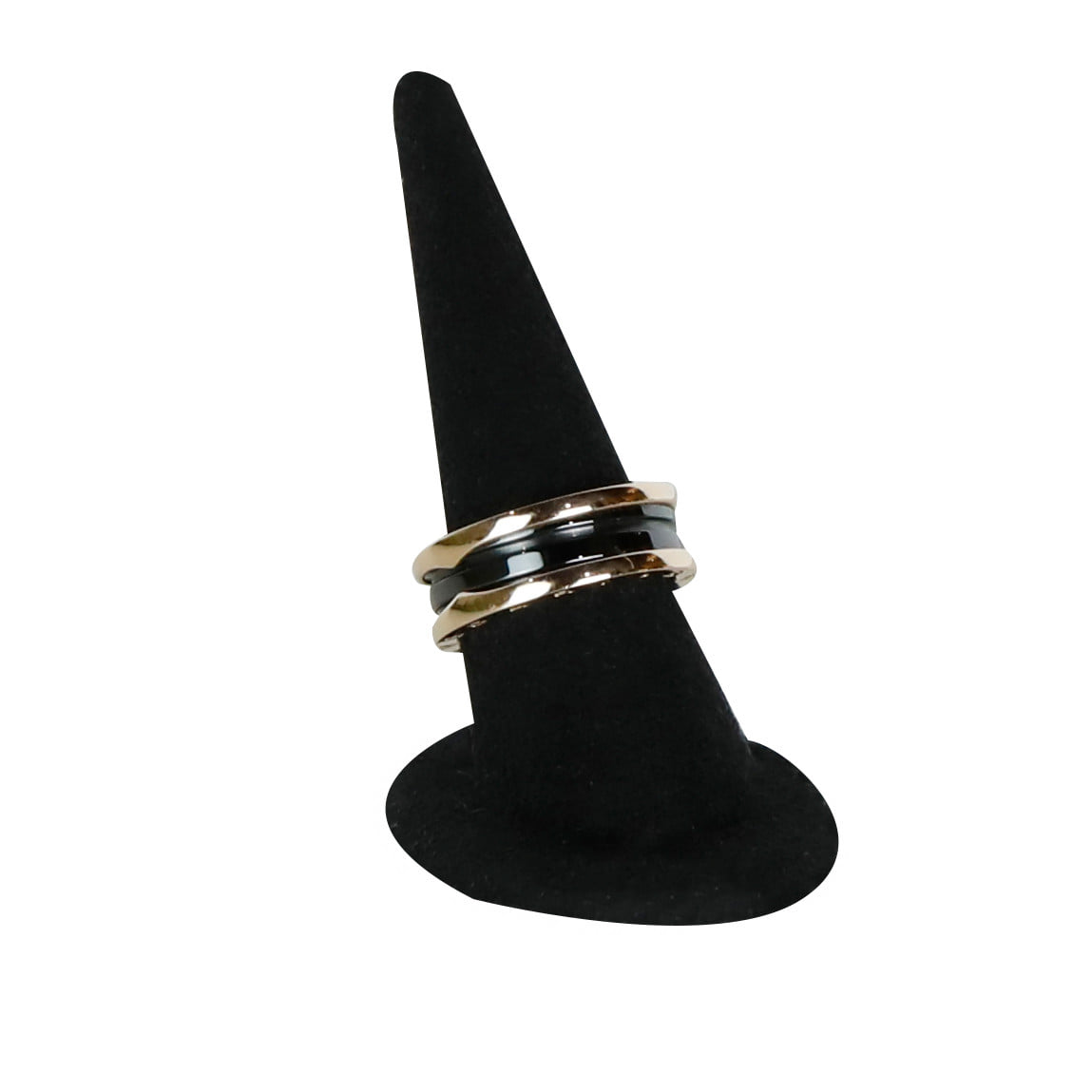 61 Ceramic B.Zero1 2-Band Ring