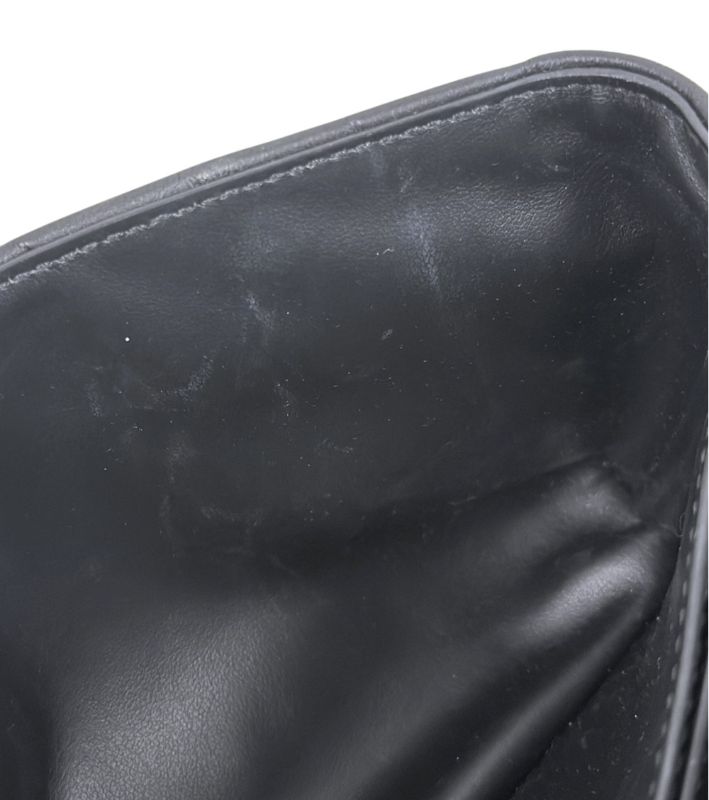 Bottega Veneta Black Mini Intrecciato Crossbody Bag