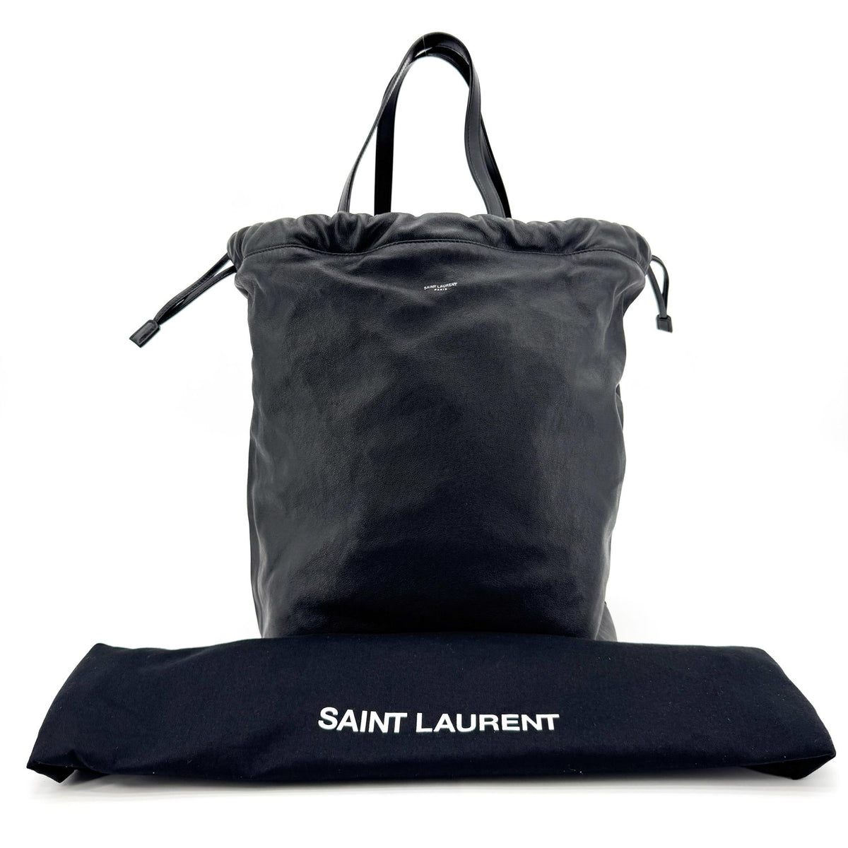 Saint Laurent Teddy Bucket Tote and Shoulder Bag