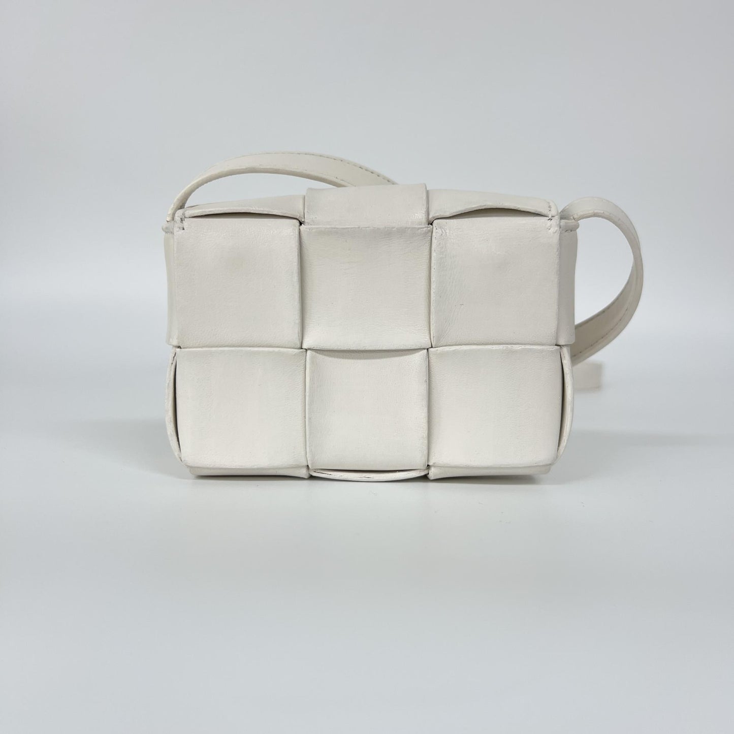 Bottega Veneta Candy Mini White Cassette Bag