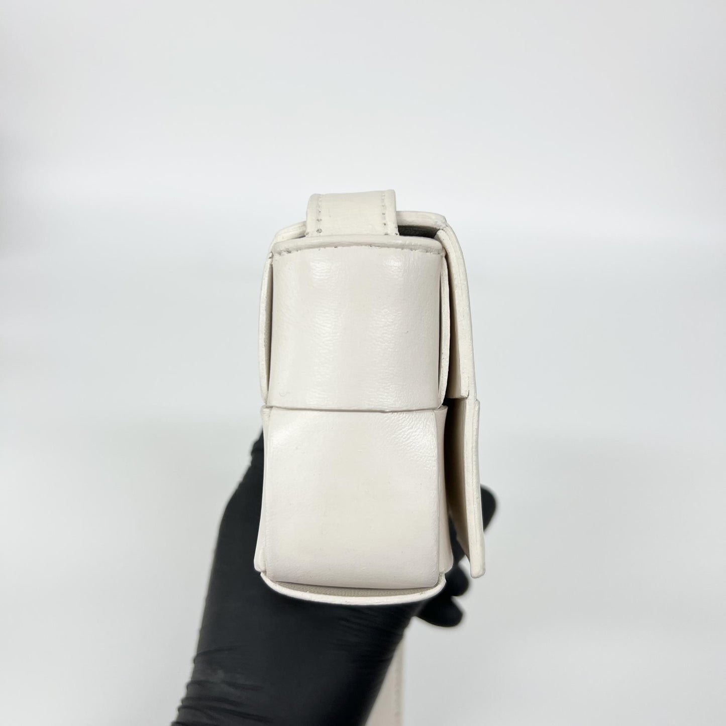 Bottega Veneta Candy Mini White Cassette Bag