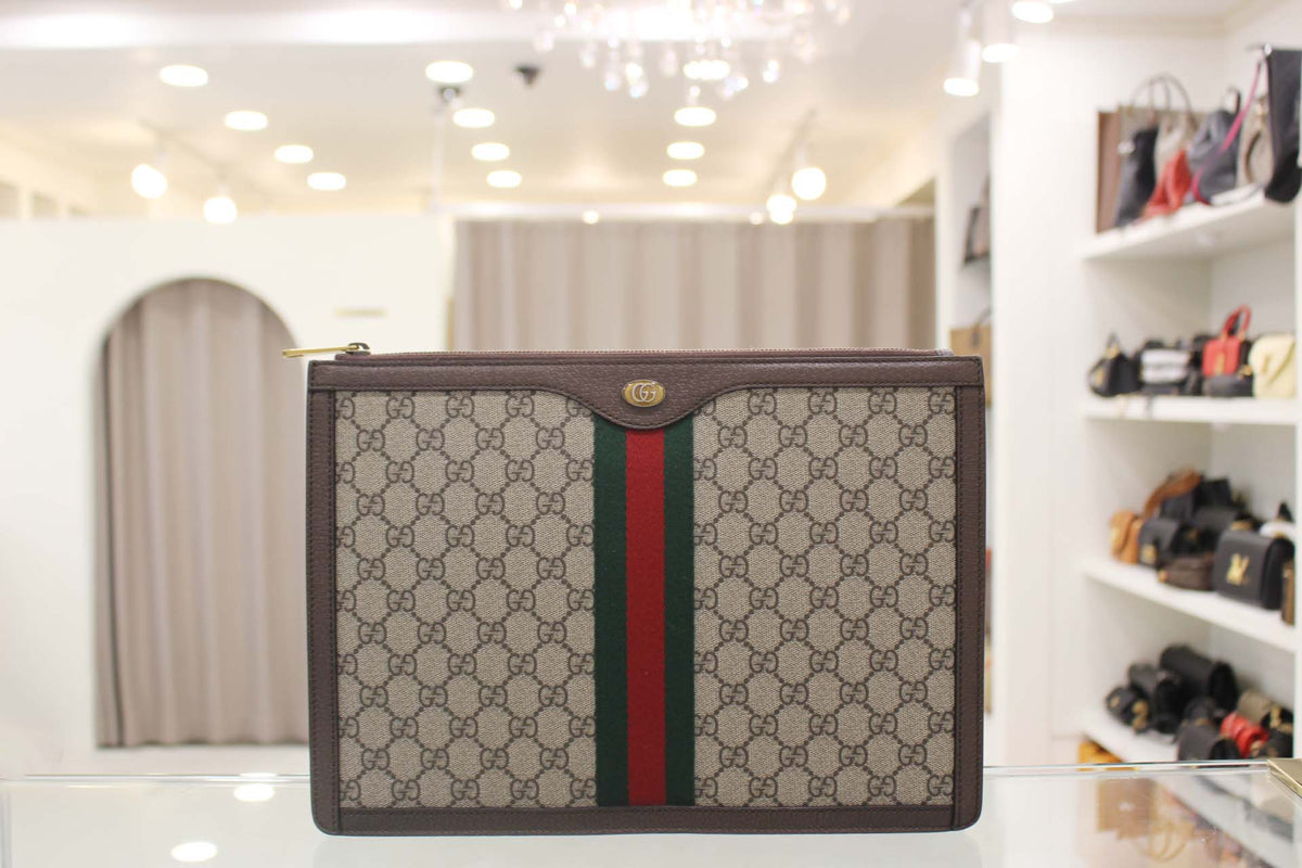Ophidia GG Supreme Portfolio Clutch 523359