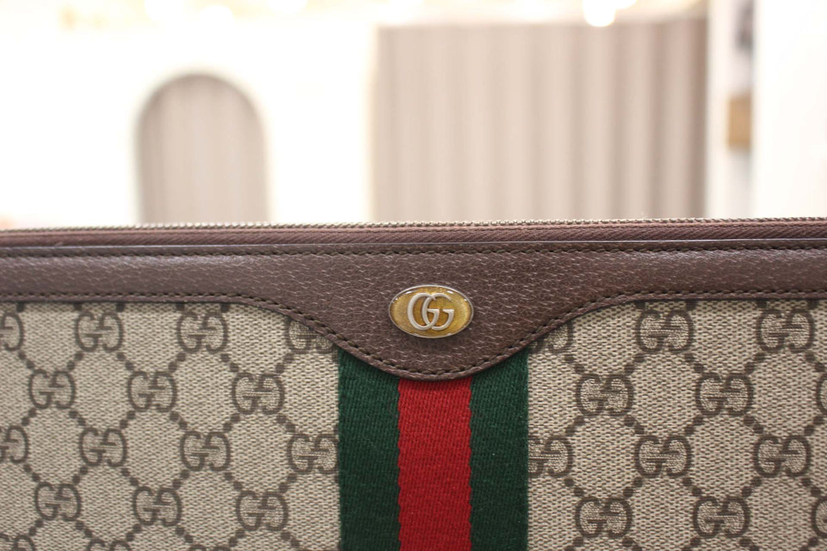 Ophidia GG Supreme Portfolio Clutch 523359