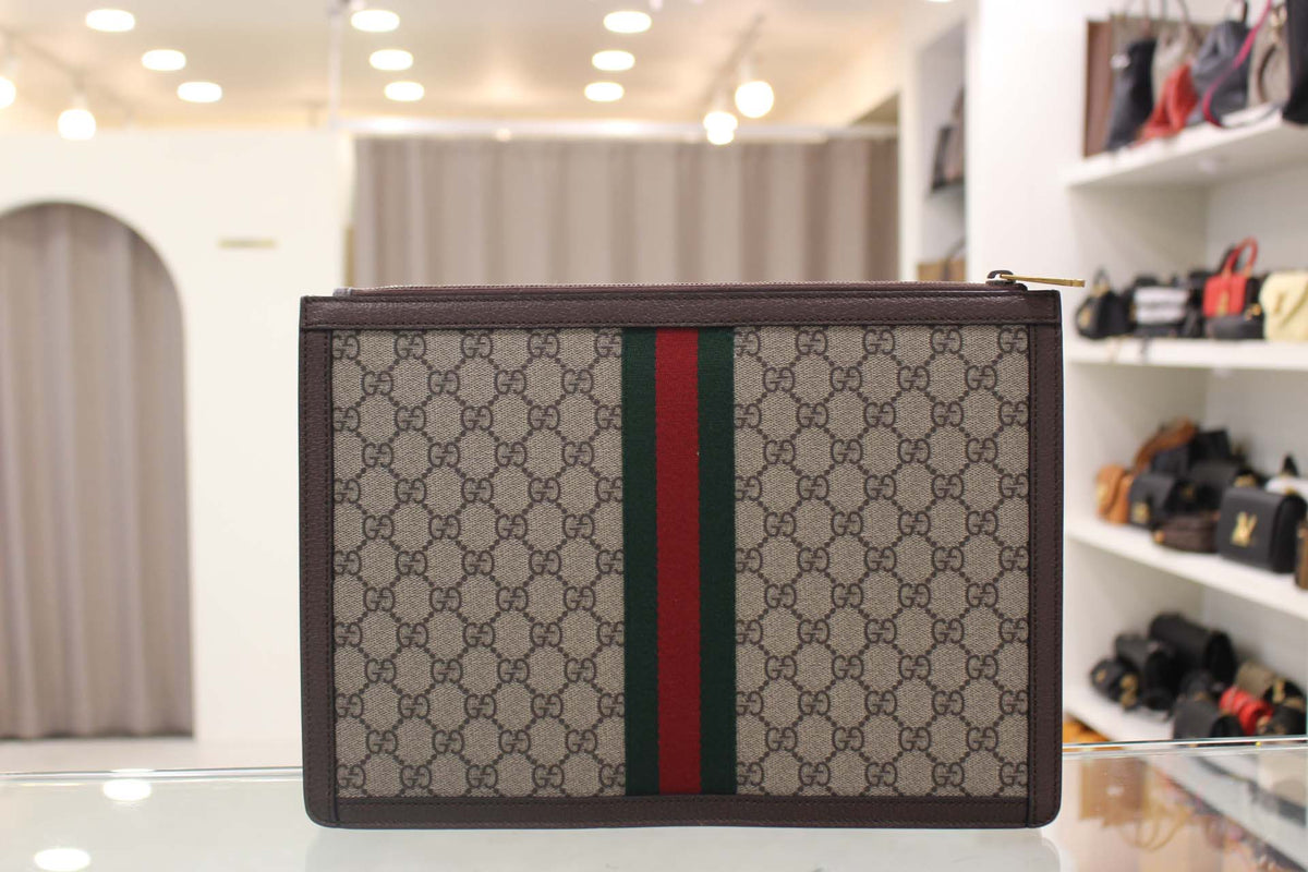 Ophidia GG Supreme Portfolio Clutch 523359