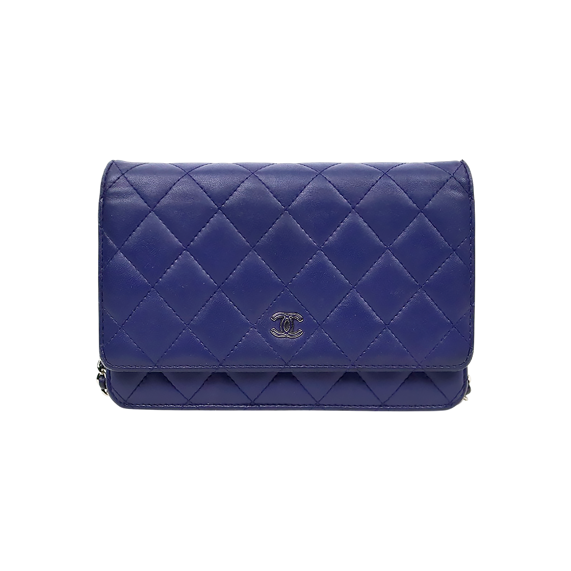 Chanel Navy Lambskin WOC