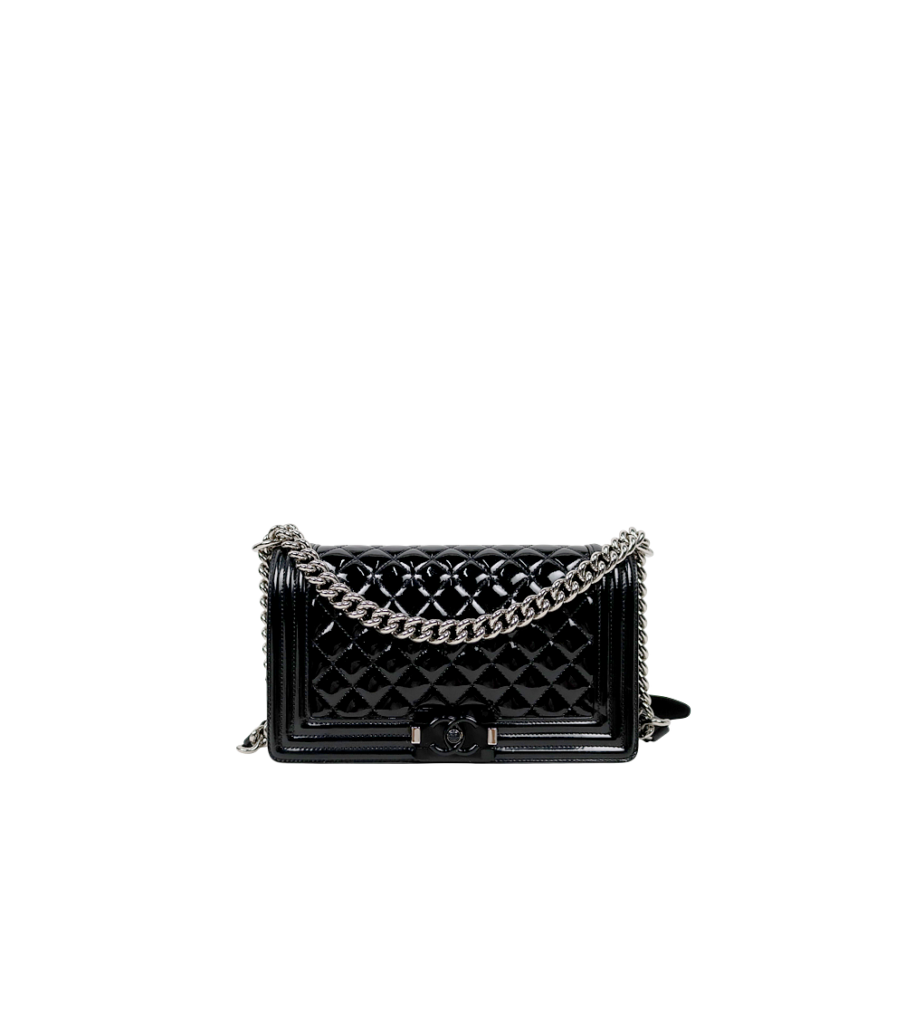Chanel Black Medium Faded Boy Bag