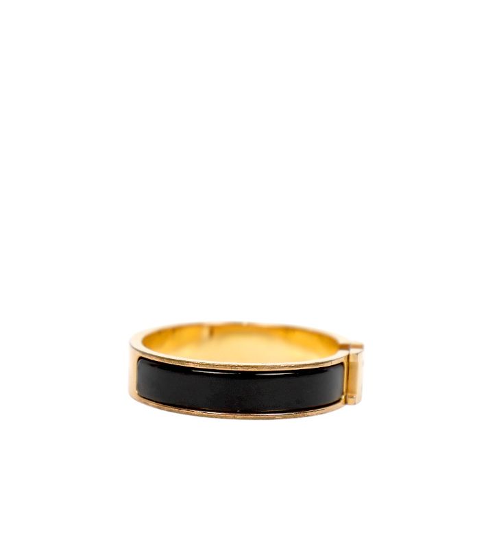 Hermès Black Click-Ash Bracelet