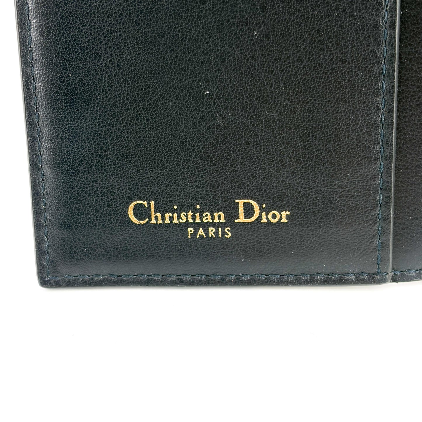 Dior Oblique Jacquard Zipper Pouch Navy