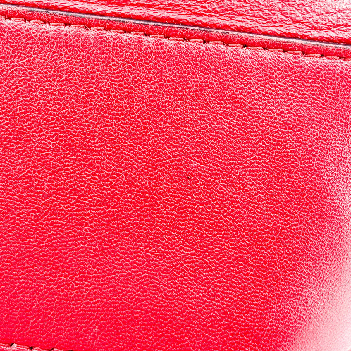 Valentino V-Logo Signature Leather Small Bucket Bag Red
