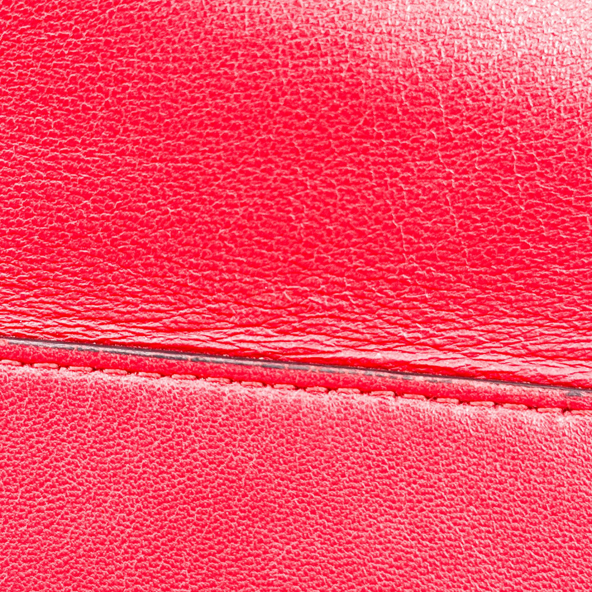 Valentino V-Logo Signature Leather Small Bucket Bag Red