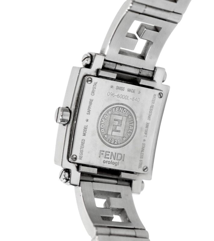 Fendi 24mm 6000L Quadro Quartz Watch