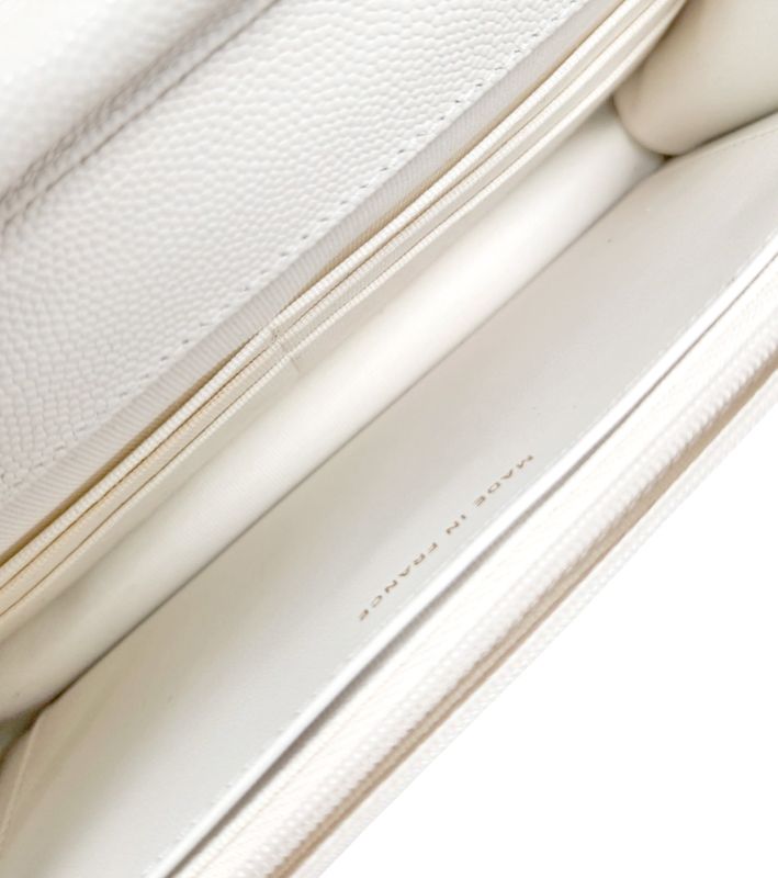 Chanel White Caviar Casino WOC Crossbody Bag