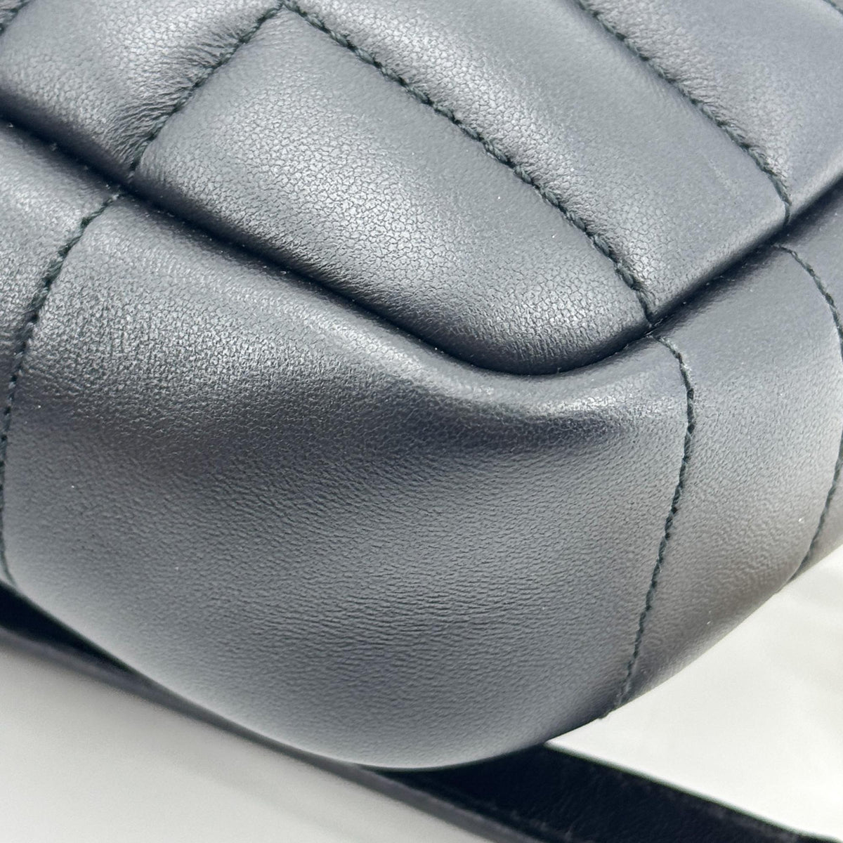 Burberry Mini Quilted Leather Laura Camera Bag Black Gold Hardware