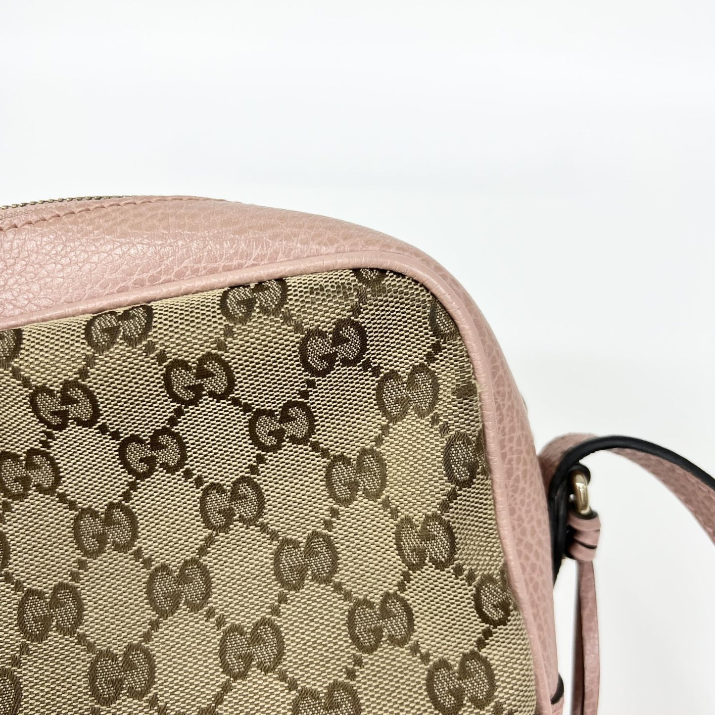 Gucci GG Canvas Micro Shopper Camera Bag