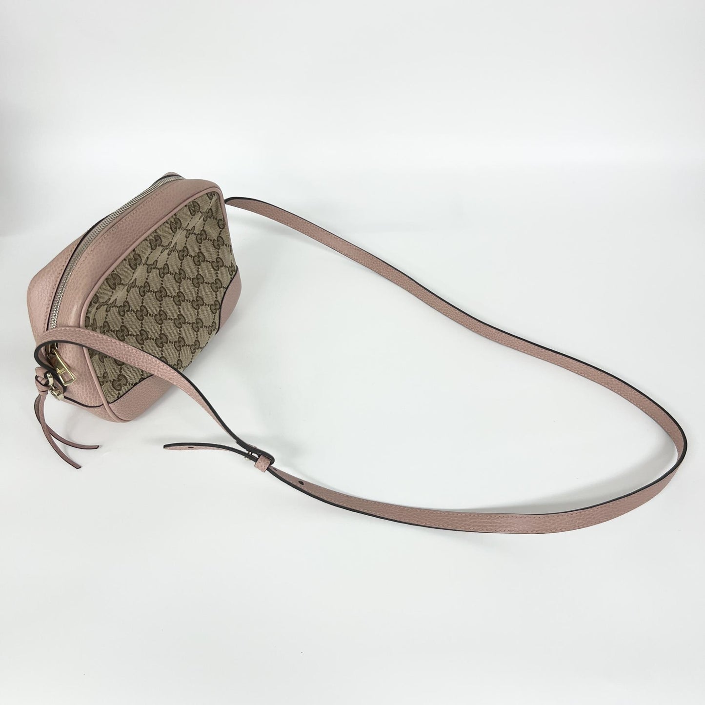 Gucci GG Canvas Micro Shopper Camera Bag