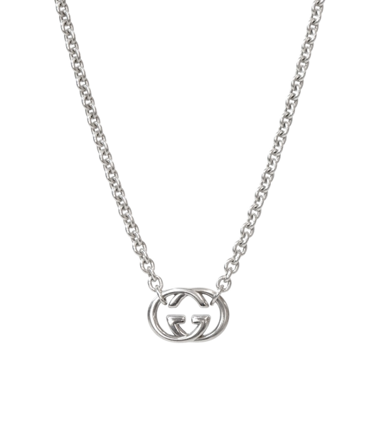 Gucci Interlocking G Silver Necklace
