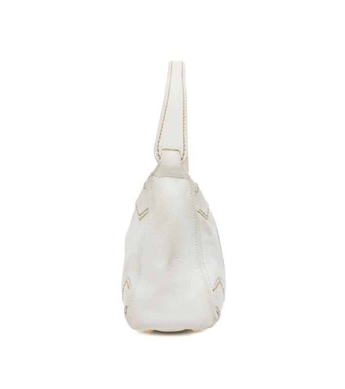 Chanel White Big CC Shoulder Bag