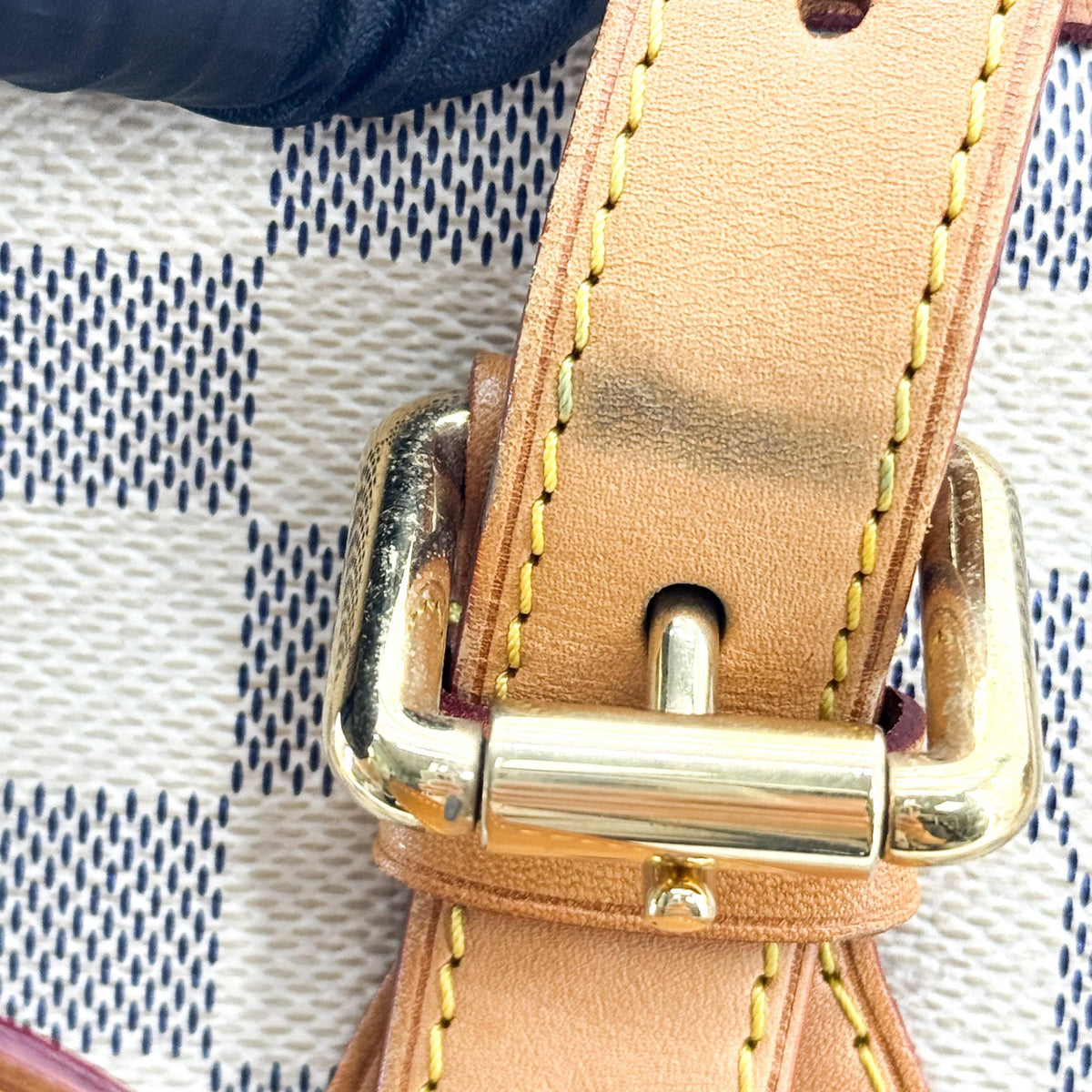 Louis Vuitton Damier Azur Hampstead MM Shoulder Bag
