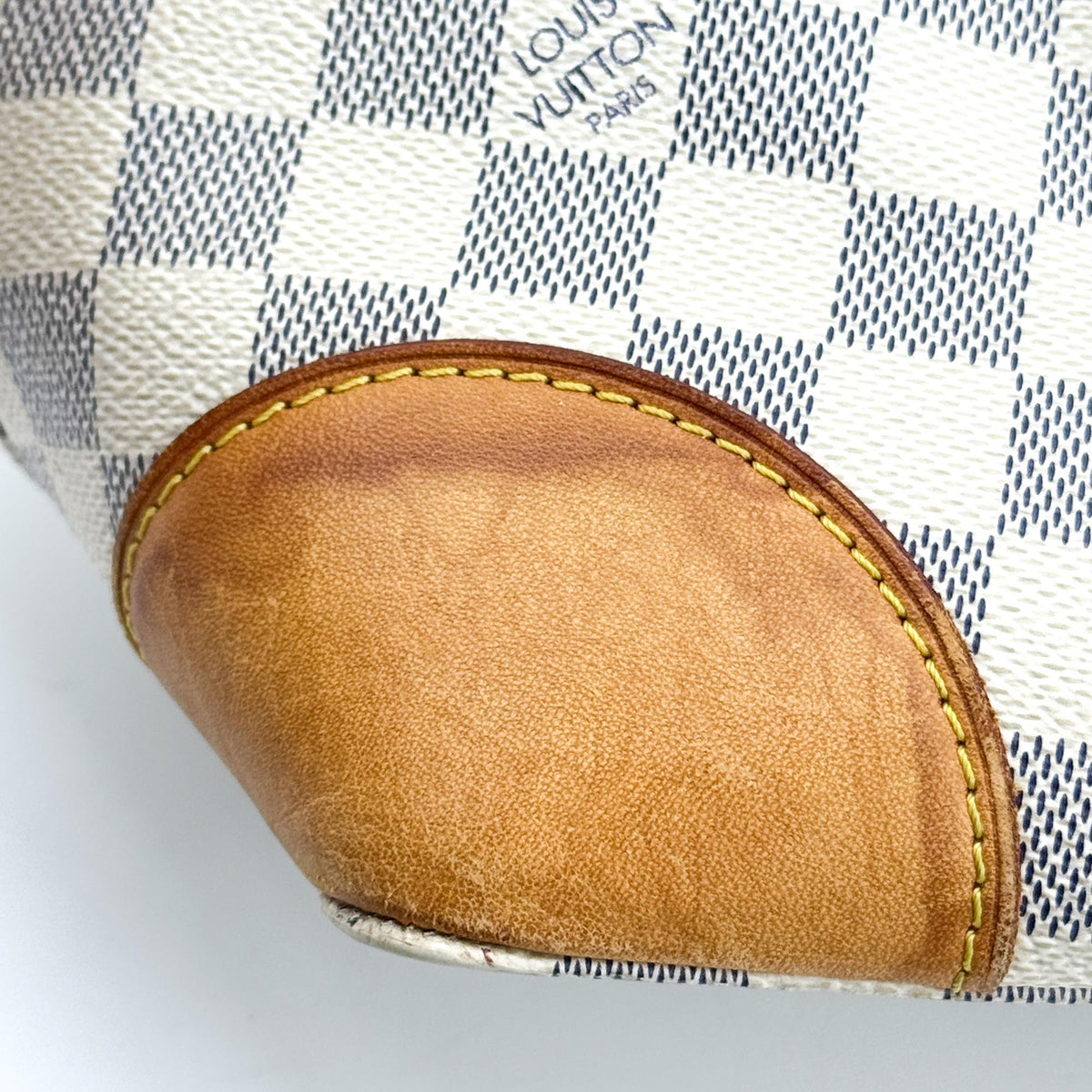 Louis Vuitton Damier Azur Hampstead MM Shoulder Bag
