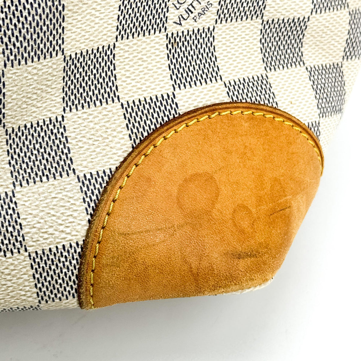 Louis Vuitton Damier Azur Hampstead MM Shoulder Bag