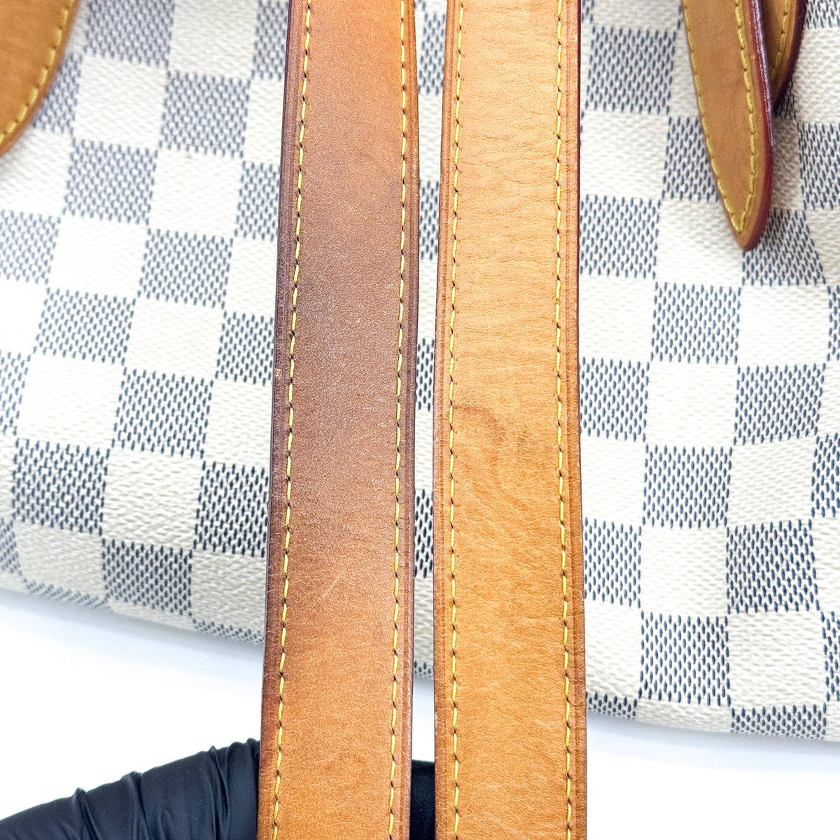 Louis Vuitton Damier Azur Hampstead MM Shoulder Bag