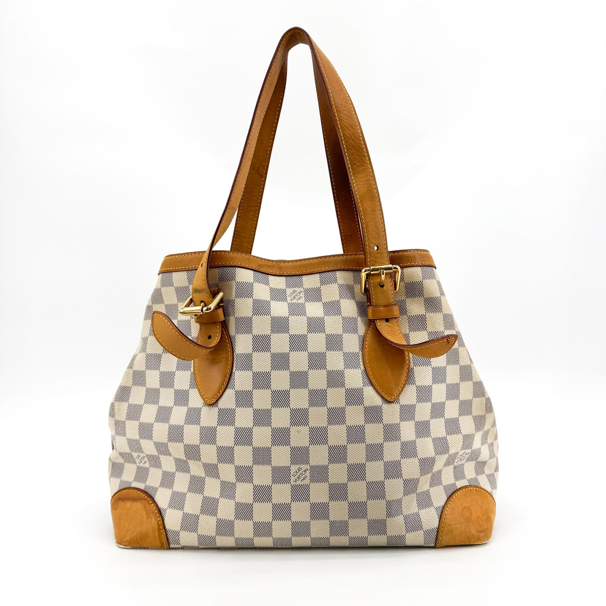 Louis Vuitton Damier Azur Hampstead MM Shoulder Bag